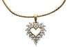 14 Karat Gold Necklace with Heart