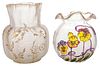 Two French Cameo Art Glass Vases by