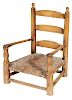 Early American Ladder-Back Child's