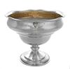 An American Hammered Silver Trophy, Sedlacek & Co., Los Angeles, CA, 20th Century, the undulating rim over an ovoid basin, inscr