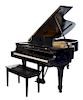 * A Steinway & Sons Baby Grand Piano Length 83 1/2 inches.