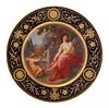 * A Royal Vienna Porcelain Cabinet Plate Diameter 9 7/8 inches.