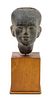 * An Egyptian Stone Head of a Woman Height 4 inches.