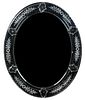 A Venetian Etched Glass Mirror 34 1/2 x 29 inches.