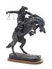 An American Bronze Figural Group Height 17 inches.