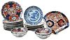 Group of 19 Assorted Imari Plates and Bowls