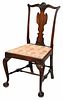 Chippendale Shell Carved Mahogany Side Chair