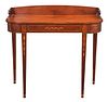 American Federal/Style Inlaid Mahogany Serving Table