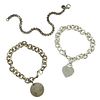 Three Tiffany & Co. Silver Bracelets