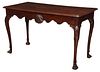 Irish Chippendale Shell Carved Mahogany Pier Table