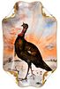 Limoges Wild Turkey Dinner Platter, Rutherford B. Hayes