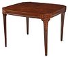 Leon Jallot Attributed Carved Pearwood Games Table
