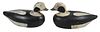 Two Truman Webster Douglas Long Tailed Duck Decoys