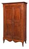 Rare Mississippi Creole Figured Cherry Armoire