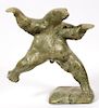 INUIT CARVED STONE DANCING BEAR