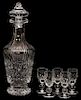 WATERFORD CRYSTAL DECANTER & 'KATHLEEN' LIQUORS