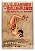 Al. G. Barnes, Sells-Floto, and John Robinson Combined Circus. Janet May, World's Foremost Aerial Gymnaste.