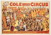 Cole Brothers Circus. Gala, Golden Street Parade.