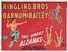 Ringling Brothers and Barnum & Bailey. The Great Alzanas, World Renowned High Wire Daredevils