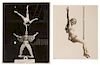Group of Seven Vintage Trapeze Prints and Photographs.