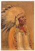 Portrait of John Sitting Bull. Sioux Tribe.