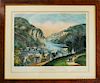 Currier & Ives View of Harpers Ferry, VA. (from the Potomac Side)