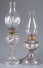 Queen Anne Oil Lamp & Other, Two (2)