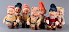 Original Disney 1930s Seven Dwarves Dolls