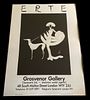 Vintage ERTE Lithograph  London "Ebony in White" 1982 Grosvenor Gallery 