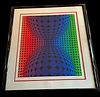 Signed & Numbered RAURA by VICTOR VASARELY Lithograph
