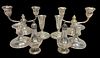 Sterling Silver Candlestick Collection and Salt & Pepper Shaker