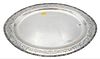 Durham Silver Company Sterling Silver Hand Chased Oval Serving Tray