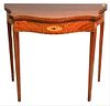 Mahogany Federal Style Inlaid Games Table