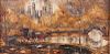Robert Lebron Oil on Canvas "Central Park"