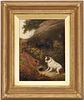 George Armfield O/C Painting, English Dog Hunting Scene