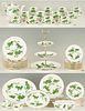 92 Pcs. Wedgwood Chinese Tigers Green, Service for 12