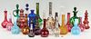 24 Assorted Glass Decanters, Liqueur Bottles, & Barber Bottles