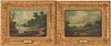 Style of Jan Wyck, Pair of O/B Landscapes