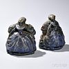 Pair of Rookwood Colonial Belles Bookends