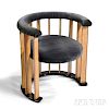 Art Deco-style Barrel-back Chair