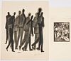 Ben Shahn Lithograph and Emil Ganso Woodcut, 2 items
