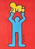 After Keith Haring 1991 Pop Art Screenprint, Man Holding Radiant Baby