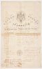 1852 Daniel Webster Signed Passport for Rev. Cunningham of Knoxville, TN.