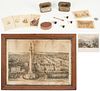 1876 Centennial Souvenirs, CDVs and 2 Baltimore views, 16 Items