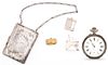 5 Gold & Silver Jewelry Items including Watches, Ladies Purse