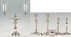 8 Silver and Old Sheffield Items, incl. Matthew Boulton, Candlesticks