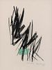 Toko Shinoda "Verdure" Sumi Woodblock Print