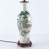 Chinese Porcelain Famille Rose Vase as Lamp