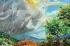 Carlo Gislimberti "Taos Sky" Oil on Canvas