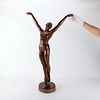Modern Bronze Sculpture of a Dancer